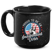 Proud To Be An Independent Voter Think For Myself 15oz Campfire Ceramic Mug