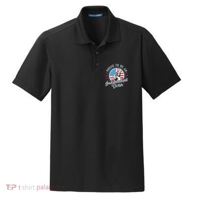 Proud To Be An Independent Voter Think For Myself Dry Zone Grid Polo
