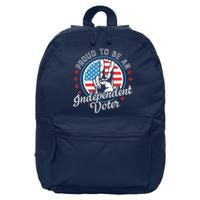 Proud To Be An Independent Voter Think For Myself 16 in Basic Backpack