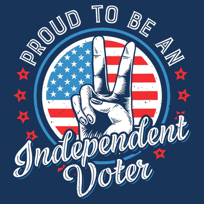 Proud To Be An Independent Voter Think For Myself Youth Performance Sprint T-Shirt
