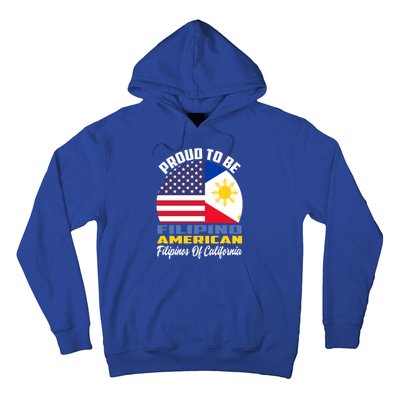 Proud To Be Filipino American Filipinos Of California Cute Gift Hoodie