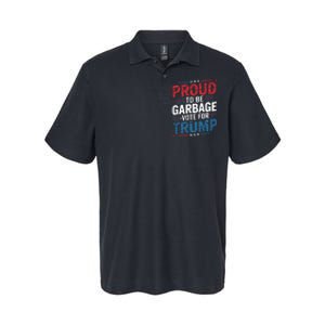 Proud To Be Garbage Vote Trump President Trump 2024 Election Softstyle Adult Sport Polo