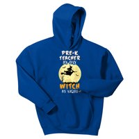 PreK Teacher By Day Witch By Night Cute Gift School Funny Kids Hoodie