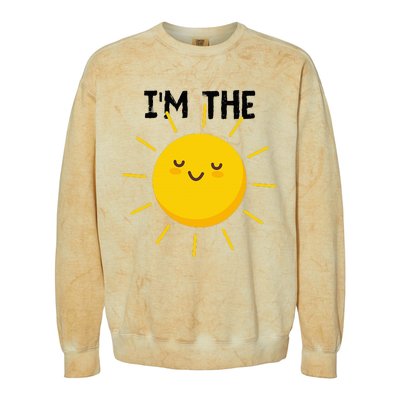 Pretend To Be The Sun Funny Show Halloween Costume Colorblast Crewneck Sweatshirt