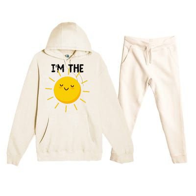 Pretend To Be The Sun Funny Show Halloween Costume Premium Hooded Sweatsuit Set