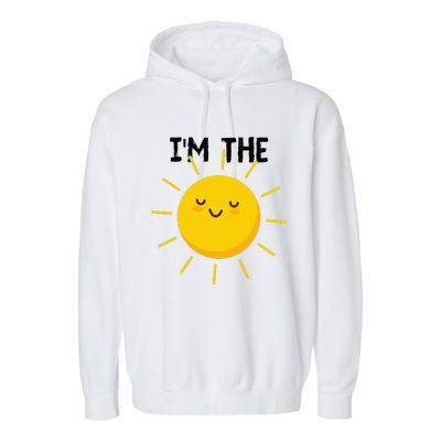 Pretend To Be The Sun Funny Show Halloween Costume Garment-Dyed Fleece Hoodie