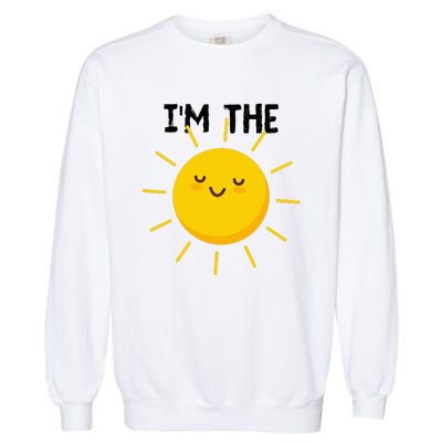 Pretend To Be The Sun Funny Show Halloween Costume Garment-Dyed Sweatshirt