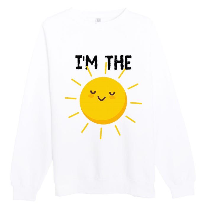 Pretend To Be The Sun Funny Show Halloween Costume Premium Crewneck Sweatshirt