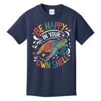 Puzzle Turtle Be Happy In Your Own Shell Autism Awareness  Kids T-Shirt