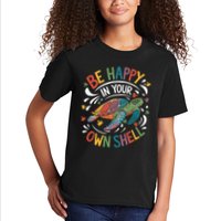 Puzzle Turtle Be Happy In Your Own Shell Autism Awareness  Kids T-Shirt