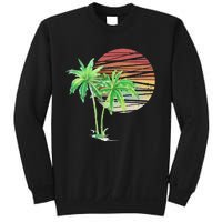 Palm Tree Beach Summer Vacation Holiday Island Sweatshirt