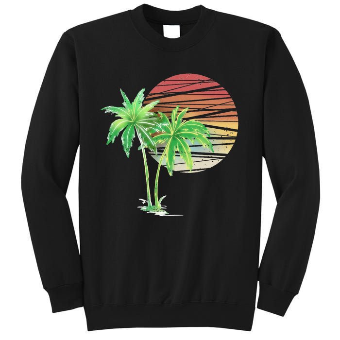 Palm Tree Beach Summer Vacation Holiday Island Sweatshirt