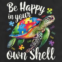 Puzzle Turtle Be Happy In Your Own Shell Autism Awareness Cool Comfort Performance Bucket Hat