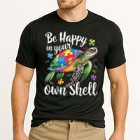 Puzzle Turtle Be Happy In Your Own Shell Autism Awareness Cooling Performance Crew T-Shirt