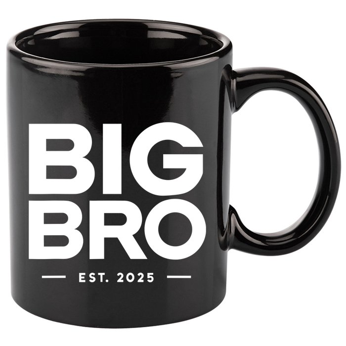 Promoted To Big Bro 2025 Big Brother 11oz C Handle Ceramic Mug