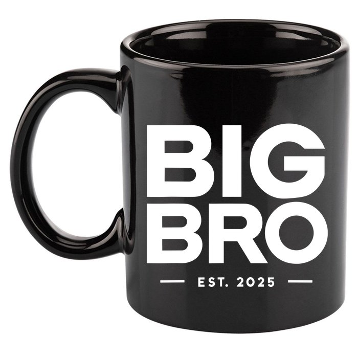 Promoted To Big Bro 2025 Big Brother 11oz C Handle Ceramic Mug