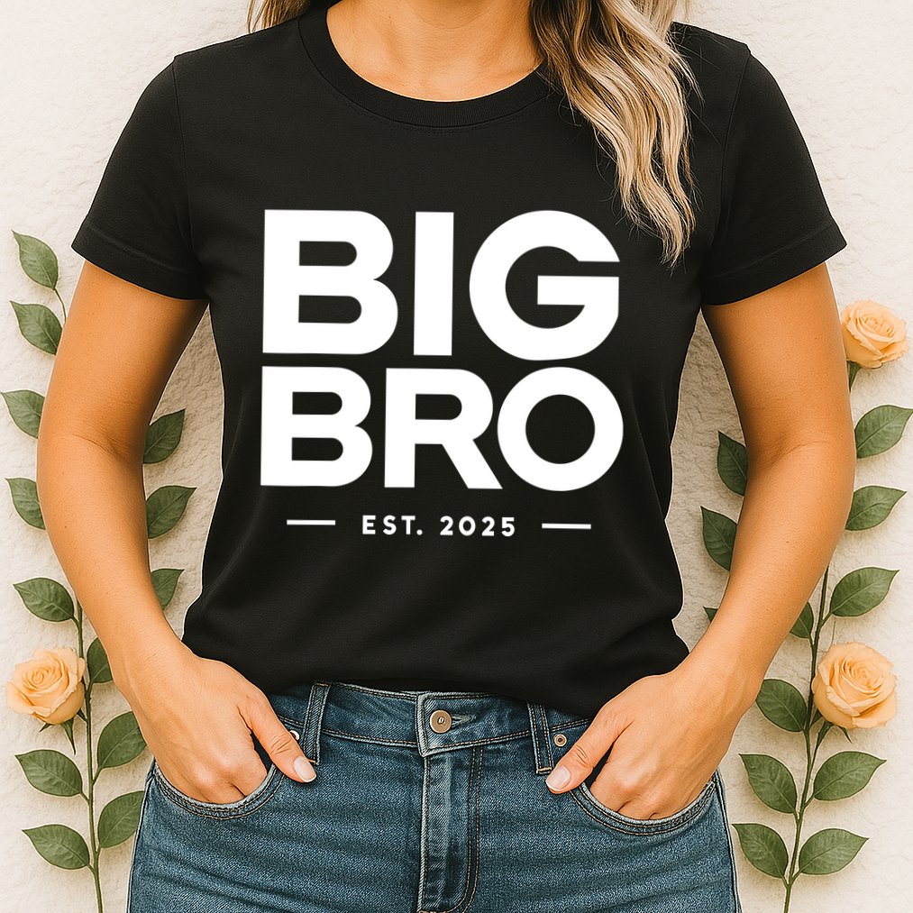 Promoted To Big Bro 2025 Big Brother Womens T-Shirt
