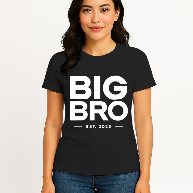 Promoted To Big Bro 2025 Big Brother Womens T-Shirt