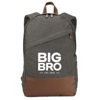 Promoted To Big Bro 2025 Big Brother Cotton Canvas Backpack