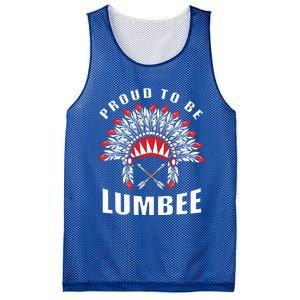 Proud To Be Lumbee Native American Lumbee Tribe Gift Mesh Reversible Basketball Jersey Tank