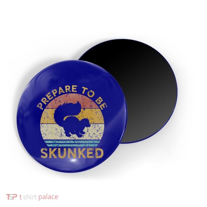 Prepare To Be Skunked Cribbage Game Magnet