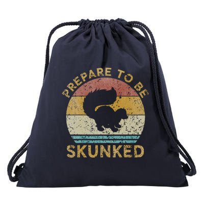 Prepare To Be Skunked Cribbage Game Drawstring Bag