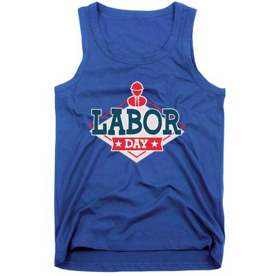 Proud To Be American Patriot Union Skilled Worker Labor Day Gift Tank Top