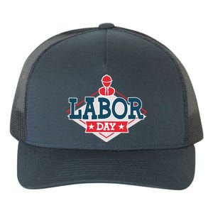 Proud To Be American Patriot Union Skilled Worker Labor Day Gift Yupoong Adult 5-Panel Trucker Hat