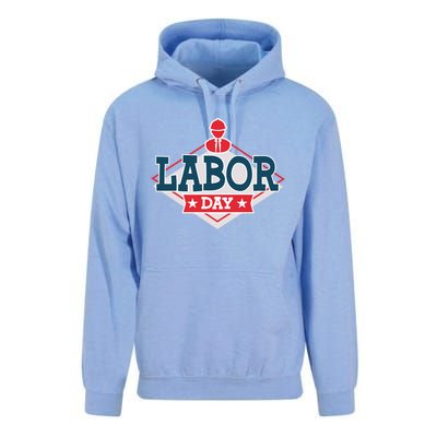 Proud To Be American Patriot Union Skilled Worker Labor Day Gift Unisex Surf Hoodie