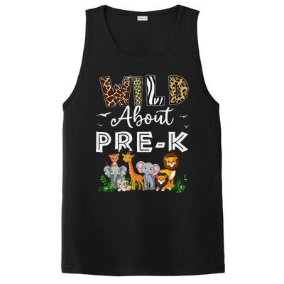 Prek Teacher Back To School Wild About Prek Gift PosiCharge Competitor Tank