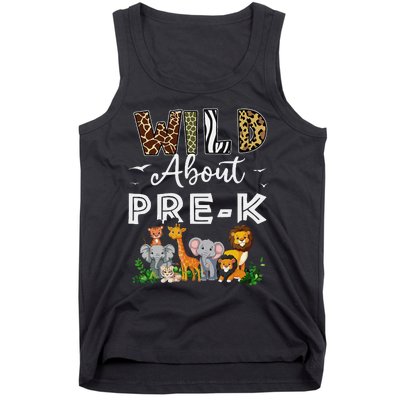 Prek Teacher Back To School Wild About Prek Gift Tank Top