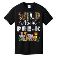 Prek Teacher Back To School Wild About Prek Gift Kids T-Shirt