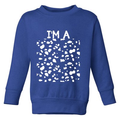 Pretend To Be A Dalmatian Funny Show Halloween Costume Gift Toddler Sweatshirt