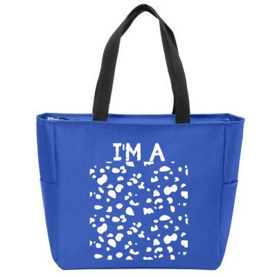 Pretend To Be A Dalmatian Funny Show Halloween Costume Gift Zip Tote Bag