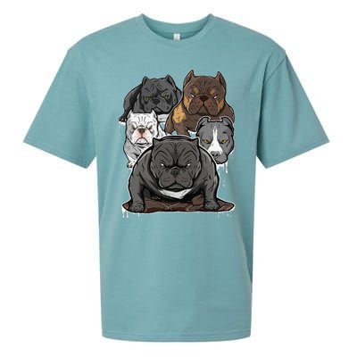 Pitbull terrier Bully American bullies dog Sueded Cloud Jersey T-Shirt