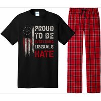 Proud To Be Everything Liberals Hate 1776 Flag Pajama Set