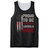 Proud To Be Everything Liberals Hate 1776 Flag Mesh Reversible Basketball Jersey Tank