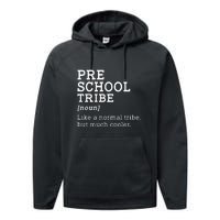 Preschool Tribe Back To School Gift Performance Fleece Hoodie