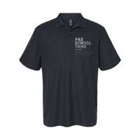 Preschool Tribe Back To School Gift Softstyle Adult Sport Polo