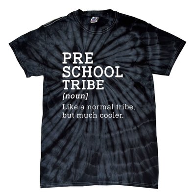 Preschool Tribe Back To School Gift Tie-Dye T-Shirt