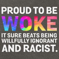 Proud To Be Woke It Sure Beats Being Willfully Ignorant Cotton Canvas Backpack