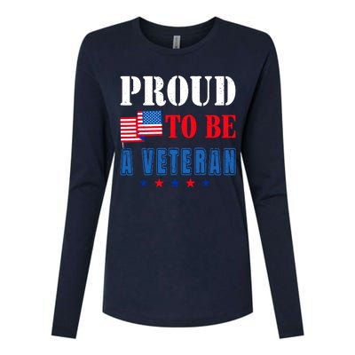 Proud To Be A Veteran American Veterans Day Womens Cotton Relaxed Long Sleeve T-Shirt