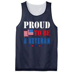 Proud To Be A Veteran American Veterans Day Mesh Reversible Basketball Jersey Tank