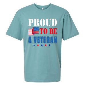 Proud To Be A Veteran American Veterans Day Sueded Cloud Jersey T-Shirt