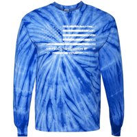 Proud To Be Union Labor Worker American Flag Cute Gift Tie-Dye Long Sleeve Shirt