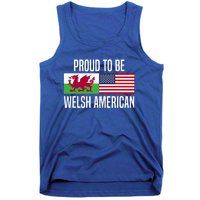 Proud To Be Welsh American Gift Tank Top