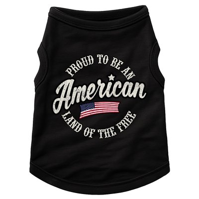 Proud To Be An American Gift Doggie Tank