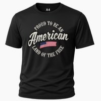 Proud To Be An American Gift Cooling Performance Crew T-Shirt