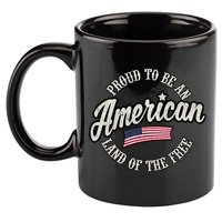 Proud To Be An American Gift 11oz C Handle Ceramic Mug