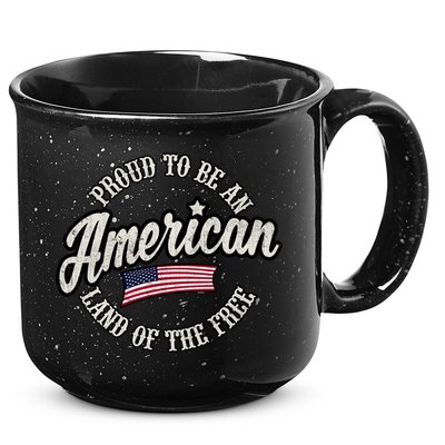 Proud To Be An American Gift 15oz Campfire Ceramic Mug
